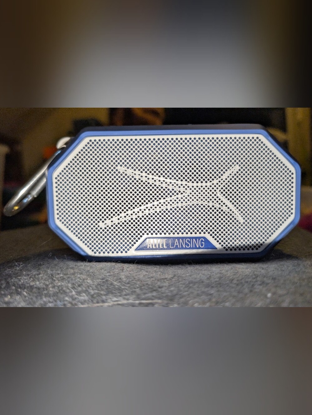 NWOT Altec Lansing HydraMini 2.0 Bluetooth Speaker Blue IMW1002 Manual Cable